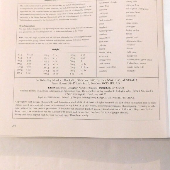 Complete Stir Fry Cookbook Family Circle 2001 Reprint HBDJ TIps Tricks Guide - Picture 5 of 10